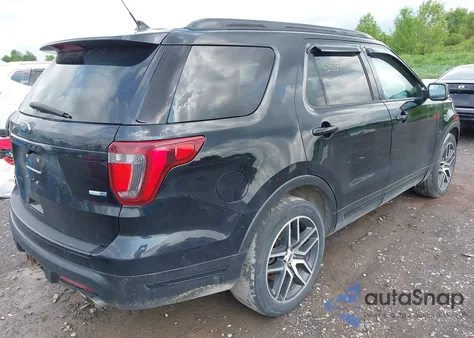 2018 Ford Explorer Sport from USA, damaged, VIN 1FM5K8GT4JGA53237